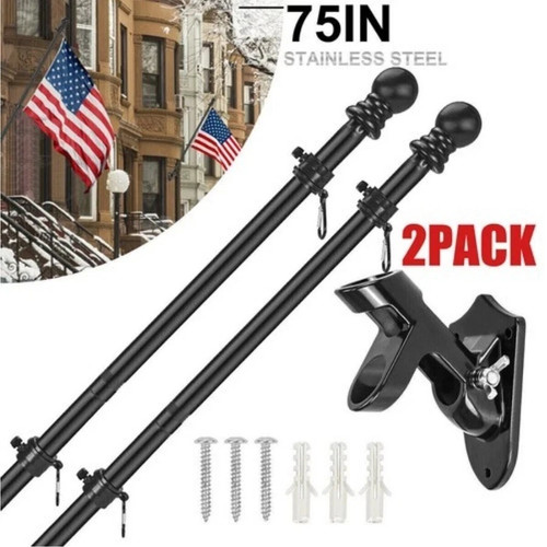 2pc 6ft flag - 2pc, heavy