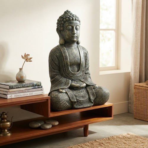 Large maze robe buddha statue - large,