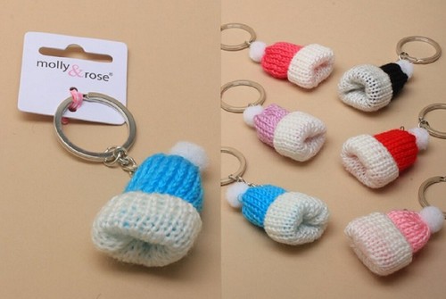 Small knitted bobble hat