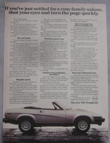 1980 triumph tr7 - triumph, original