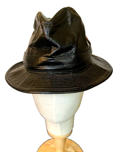 Vtg mens blk faux leather - vtg,