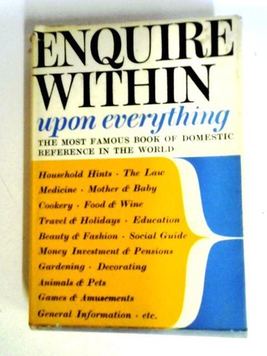 Enquire within upon - within,