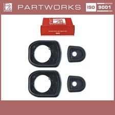 Rubber underlay door handles