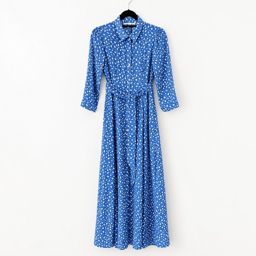 Zara marilyn blue polka dot - blue,