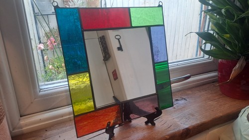 Stained glass multicoloured - stained,