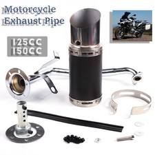 High quality Exhaust System Muffler For GY6 125cc 150cc Chinese Scooter Bike