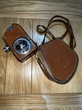 Bell & Howell Sportster Vintage movie camera leather case Double Run Eight 8mm