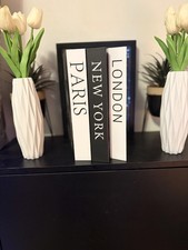 3 Pieces Faux Books Decorative