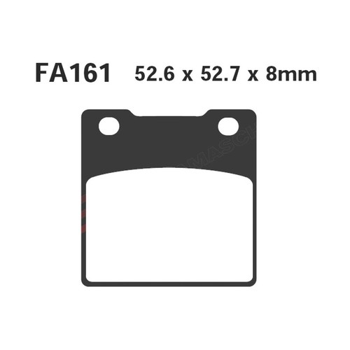 Ebc pair brake - of, v