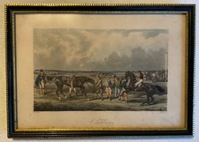 Collectable Vintage “Saddling” H. Alken & J. Harris Horse Racing Print