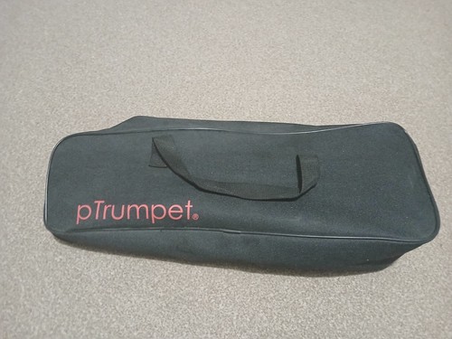 Plastic red trumpet with - red, soft