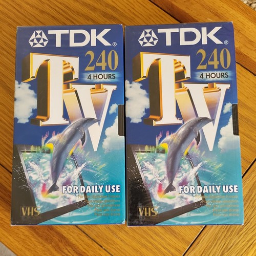 Tdk 240 vhs video tapes - tdk,