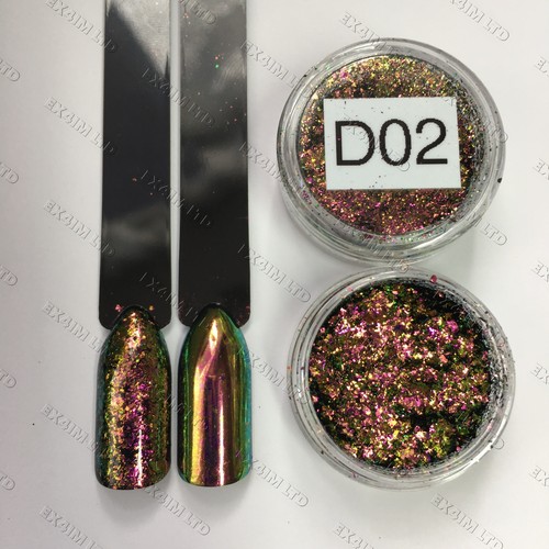 Chameleon flakes multi - flakes, chrome