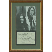 John Lennon & Yoko Ono Limited Edition print (framed)