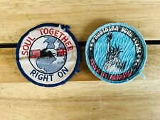 ORIGINAL SEVENTIES NORTHERN SOUL PATCHES x 2 ?? WIGAN CASINO NORTHERN SOUL