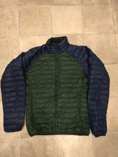 Haglofs Essens Mimic Insulated Puffer lightweight Jacket Mens Small Blue Green 