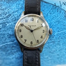 Vintage Jaeger LeCoultre  WWII Tritium Dial Military Men's Watch Cal P478