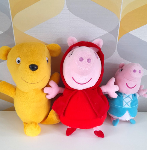Peppa pig soft toys teddys - peppa,