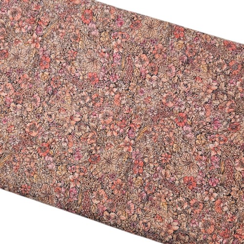Vintage fabric floral 1960s