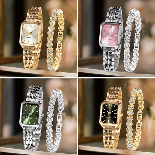 2pcs women quartz - 2pcs,