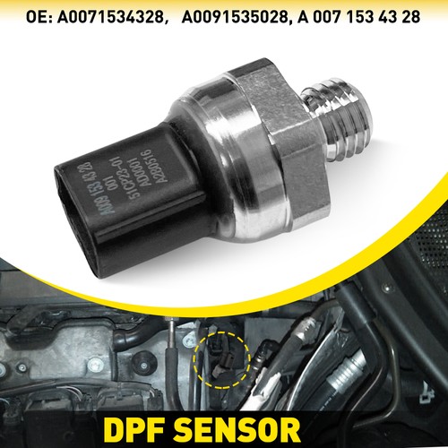 Exhaust back pressure - back, sensor