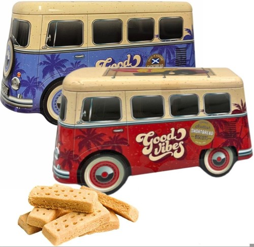 Camper van shortbread biscuit - van,