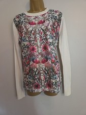 Ted Baker Floral Woven Jumper Ted Size 2 UK Size 10