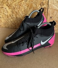 Nike Phantom GT Academy AG Girls Football Boots Black/Silver/Pink - CW6694-006