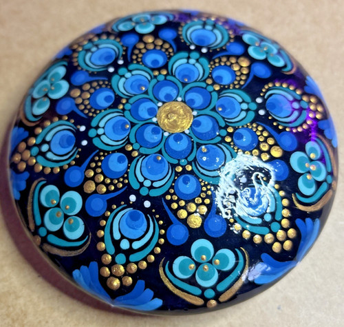 Hand painted mandala - painted,