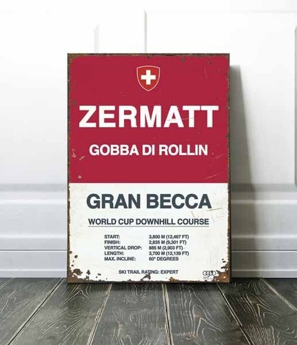Vintage style zermatt - vintage, world