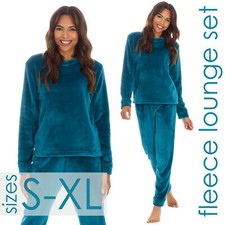 Ladies Plush Fleece Pyjama Set