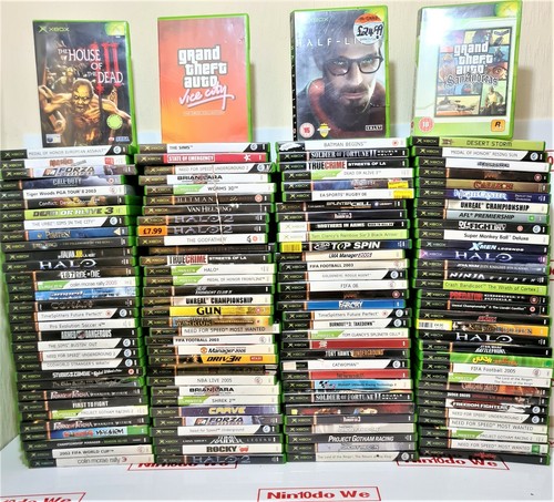 Xbox original games mostly - original,
