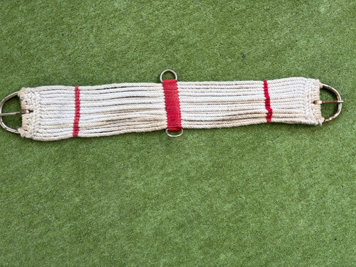 String western girth white - string,