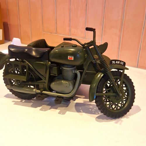 Action man motorcycle with - action,