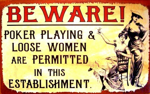 Poker playing loose women - loose,