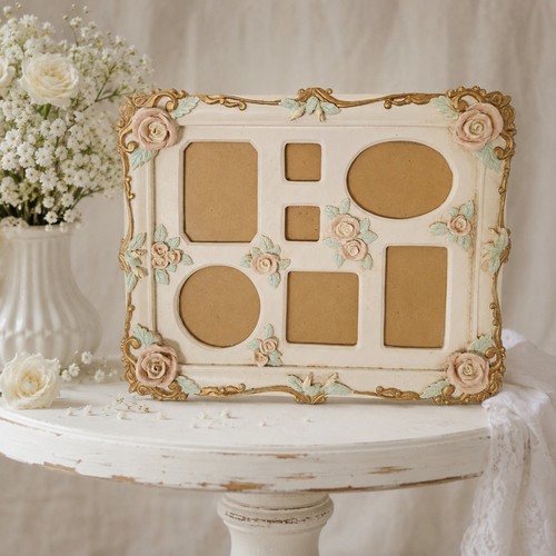 Ornate cream and gold - gold, multi