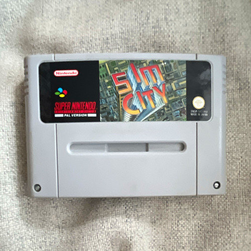 Sim city super - sim, snes