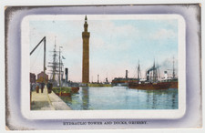 OLD PC HYDRAULIC TOWER AND DOCKS, GRIMSBY, LINCOLNSHIRE 1910