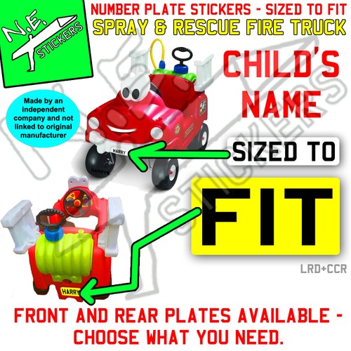 Personalised plate sticker - personalised,