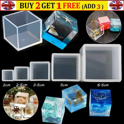 Square resin mold cube - mold,