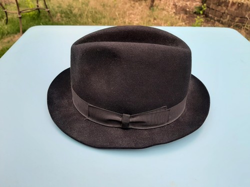 Borsalino men black wool - borsalino, men's