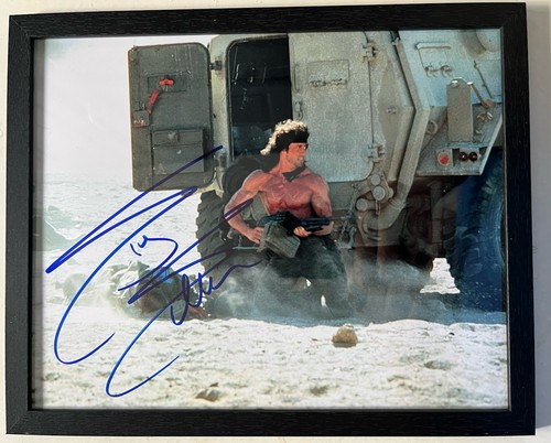 Rambo signed autographed photo