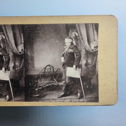 Victorian humour stereoview - victorian,