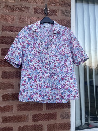 Eastex floral button blouse - eastex,