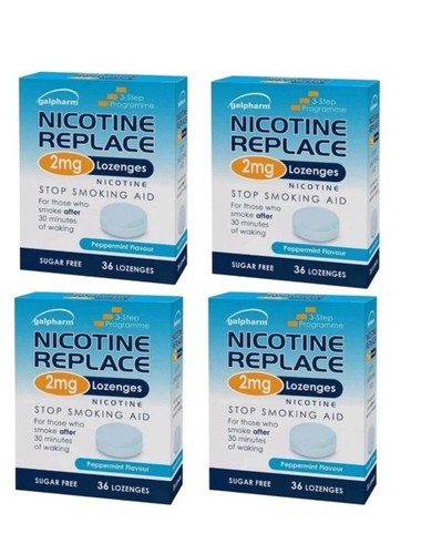 Nicotine replace 2mg - nicotine, sugar