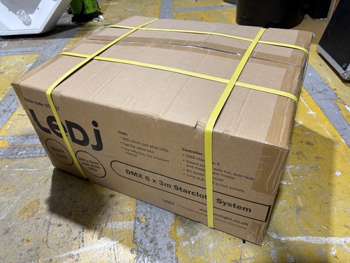 Ledj 6x3m black starcloth - ledj,