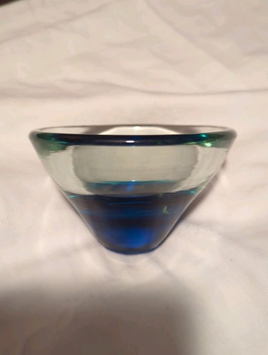 Mdina glass trinket bowl 7cm - trinket,