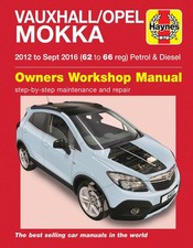 Vauxhall/Opel Mokka Petrol & Diesel (2012-Sept 2016) 62 to 66 Haynes Repair