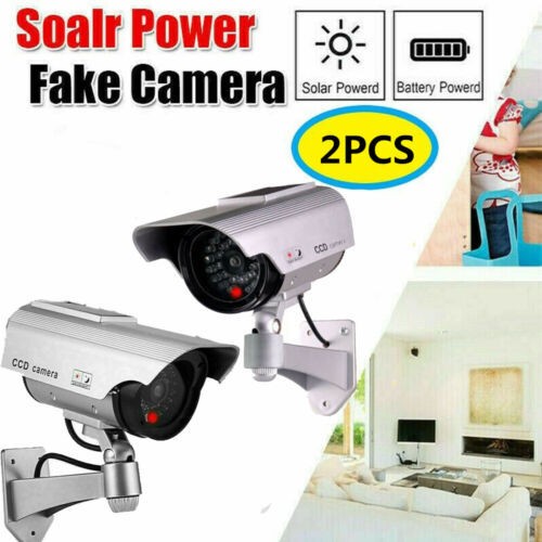 2pcs fake cctv security - 2pcs,