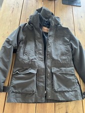 Schoffel Jacket With Liner Uk 10 Blue Green, Waterproof, Nikwaxed. Excellent